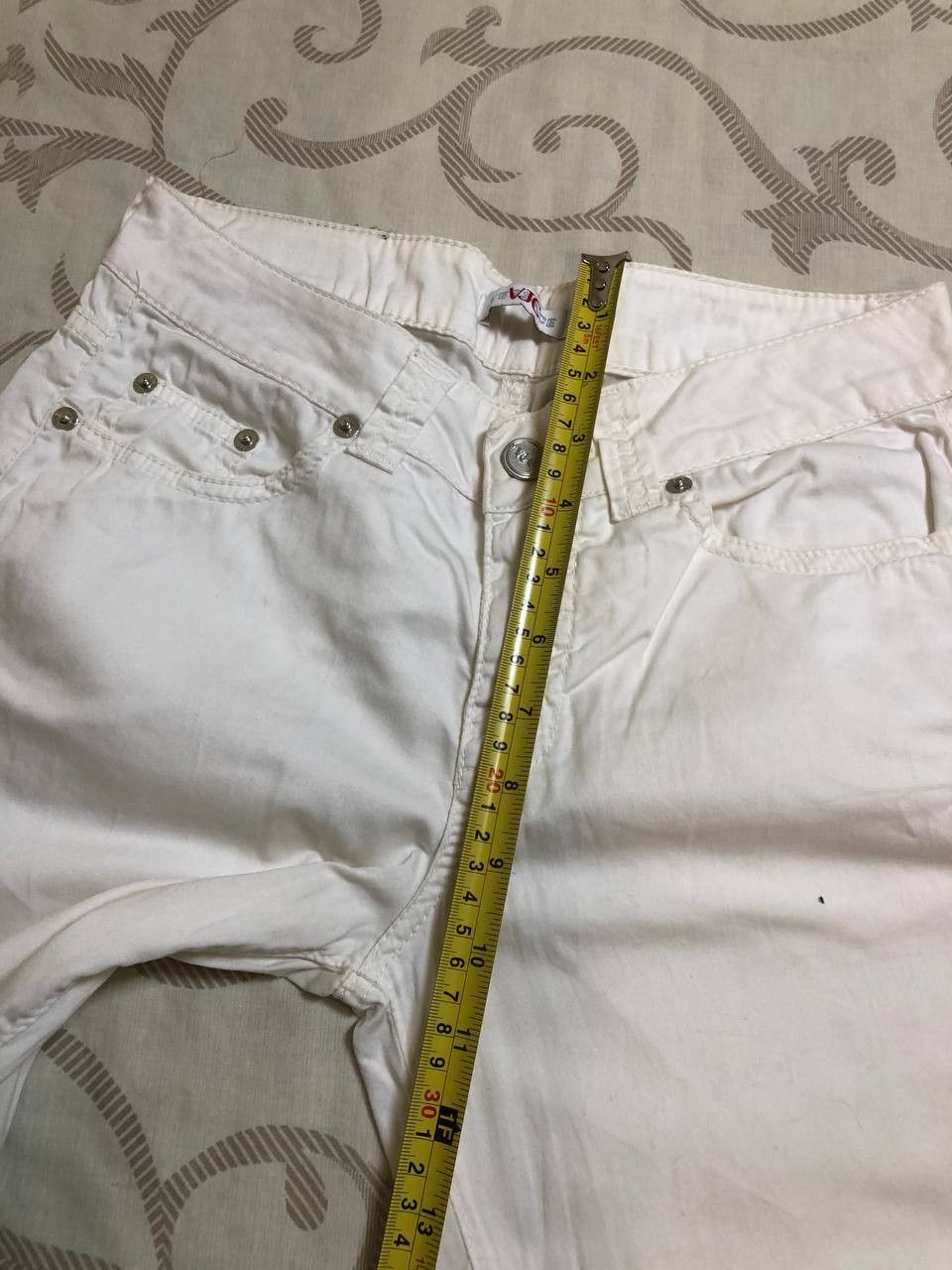 Versace Jeans Couture VERSACE pants Couture White Denim Straight Jeans Size 27" / US 4 / IT 40 - 10 Thumbnail