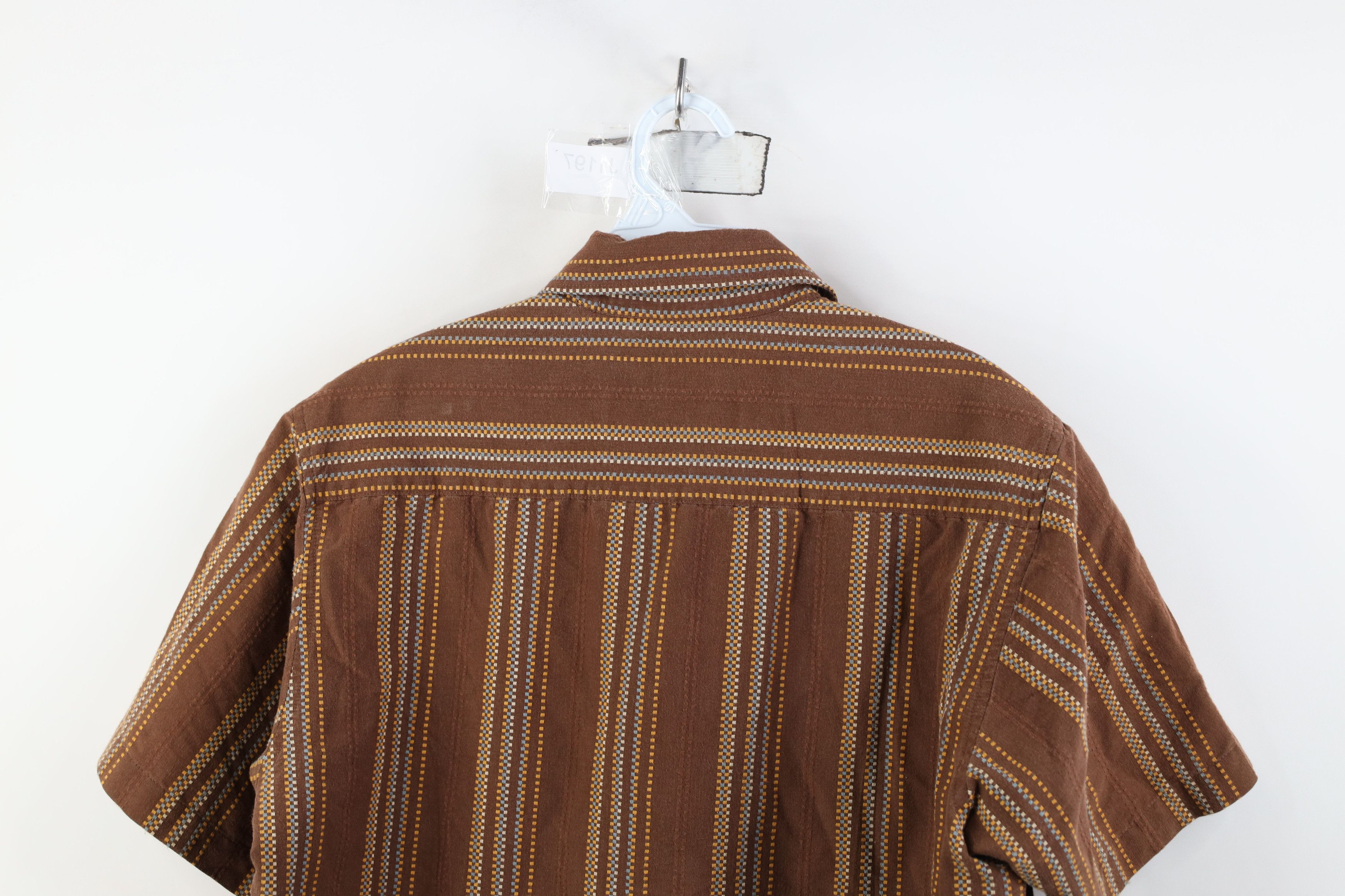 Vintage Vintage 90s Y2K Streetwear Striped Button Shirt Size US M / EU 48-50 / 2 - 12 Thumbnail