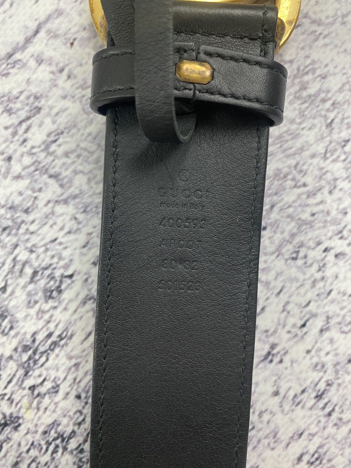 Gucci Gucci Double G Buckle Logo Leather Marmont Belt Size ONE SIZE - 11 Thumbnail