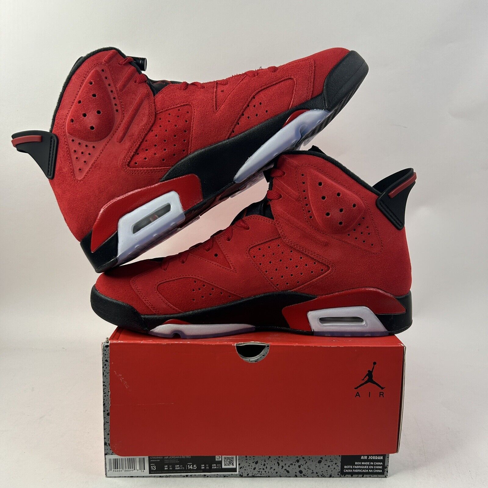 Nike Nike Shoes Air Jordan 6 Retro “Toro Bravo/Varsity Red” 2024 Size US 13 / EU 46 - 3 Thumbnail