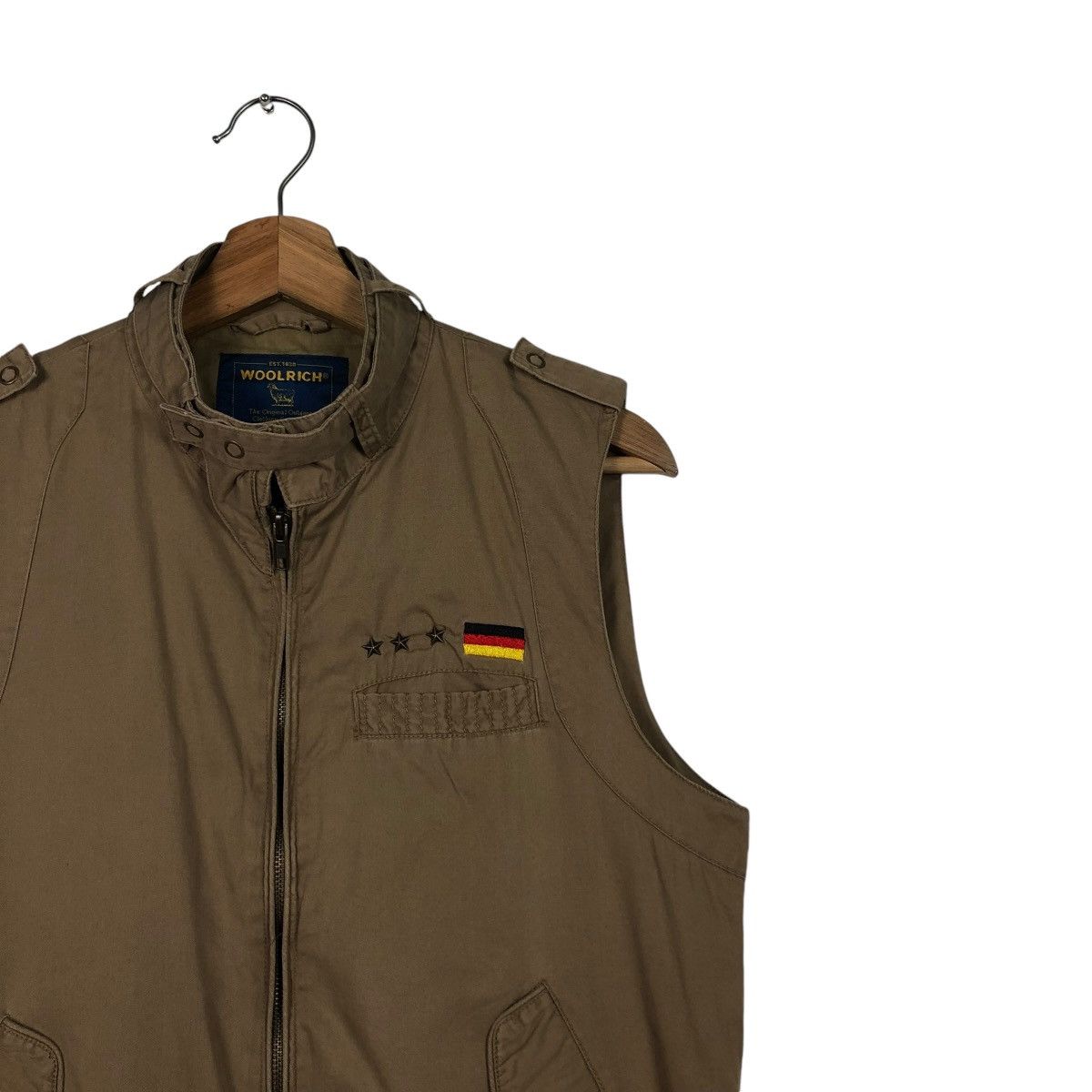 Japanese Brand 🔥TANK TOP SLEEVLESS WORKER CHORE JACKET WOOLRICH Size US M / EU 48-50 / 2 - 8 Thumbnail