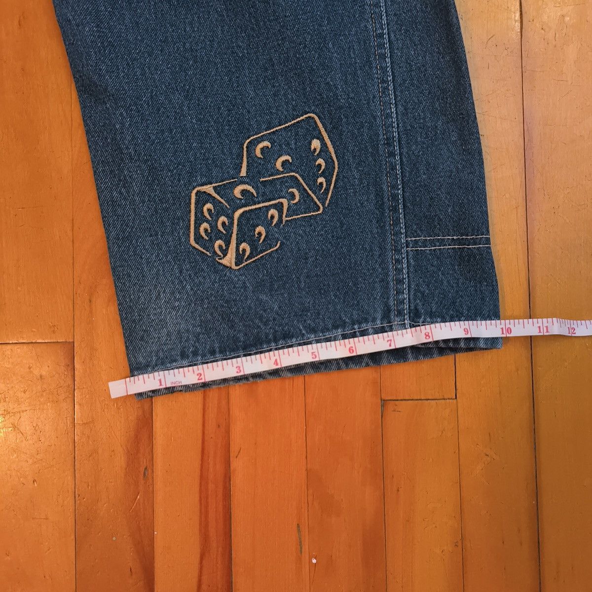 Vintage Exco Elite Embroidered Jeans Size US 32 / EU 48 - 7 Thumbnail