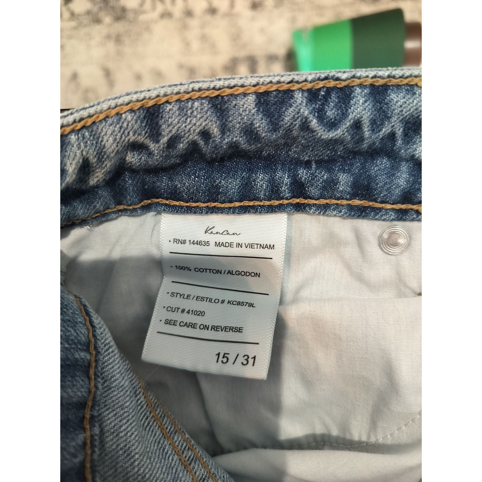 Other KanCan Women’s Size 15/31 High Waist Mom Jeans Tapered Leg Size 31" - 8 Thumbnail