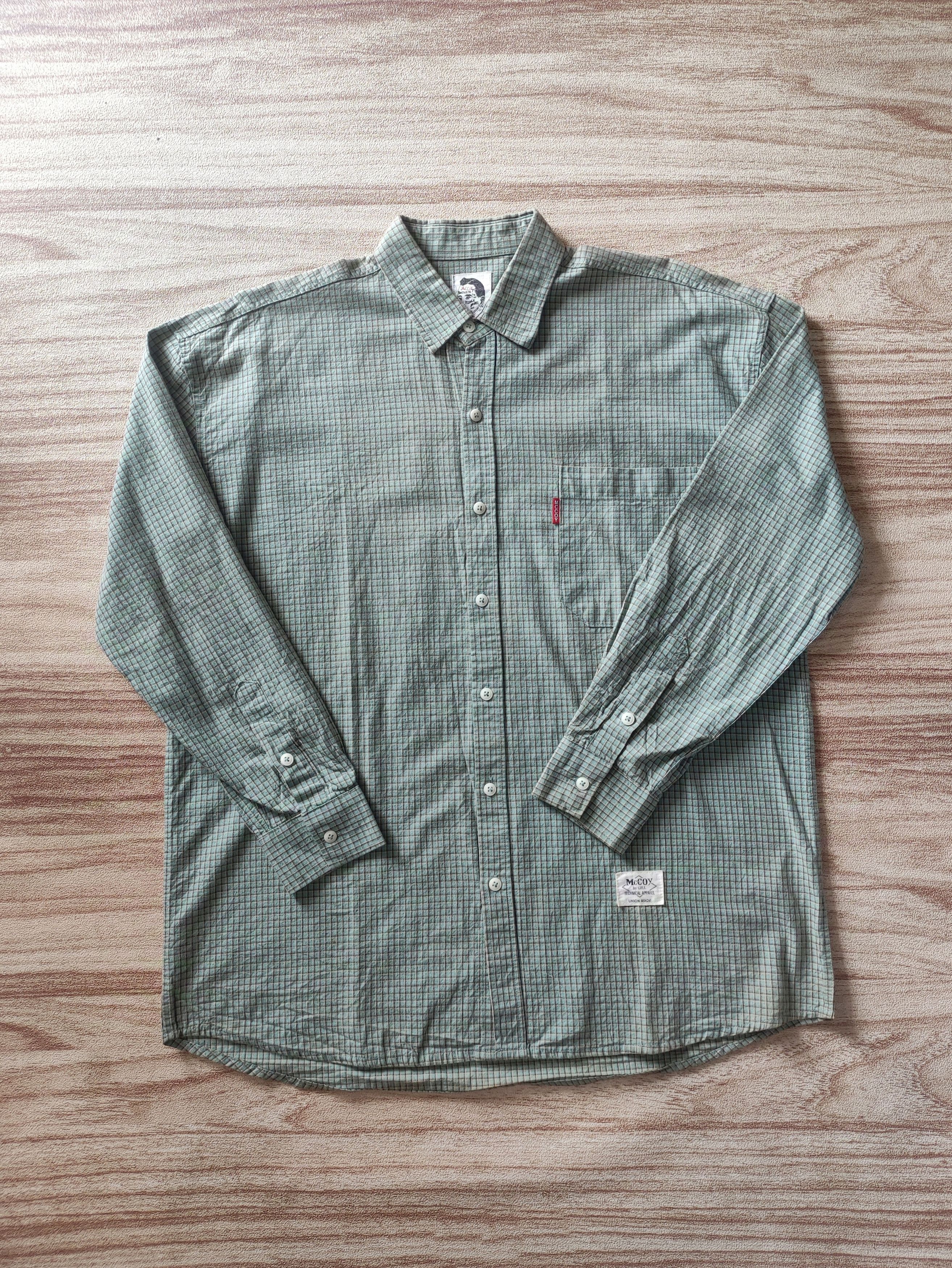 Japanese Brand × The Real McCoy's MCCOY BY GILL TECHNICAL APPAREL UNION MADE LS SHIRT Size US XL / EU 56 / 4 - 1 Thumbnail