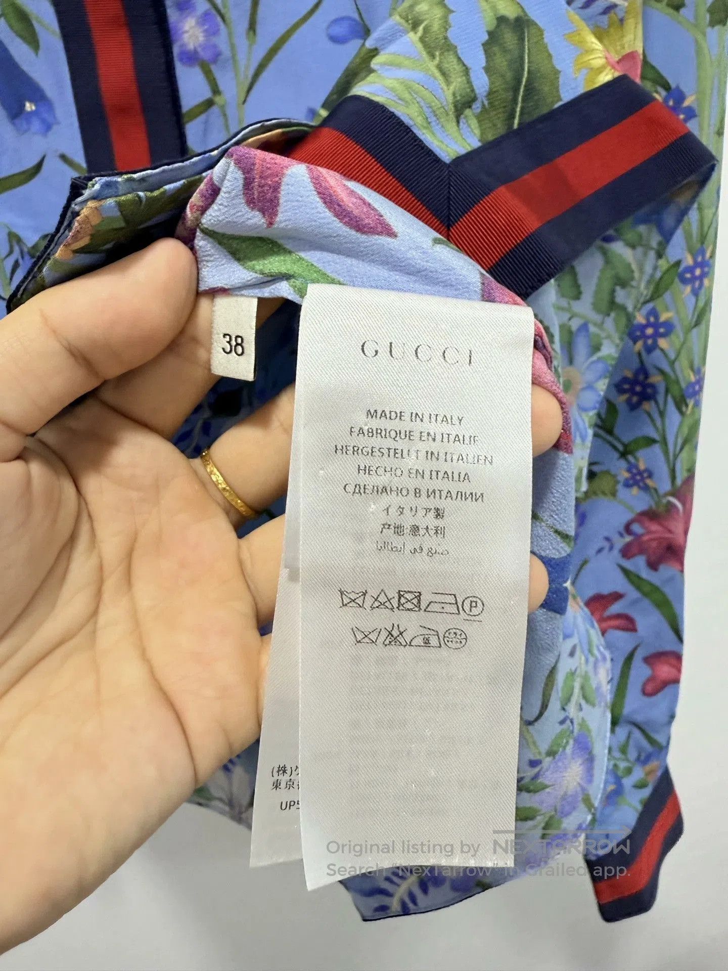 Gucci Gucci Floral Silk Blouse Size 38. Size S / US 4 / IT 40 - 4 Thumbnail