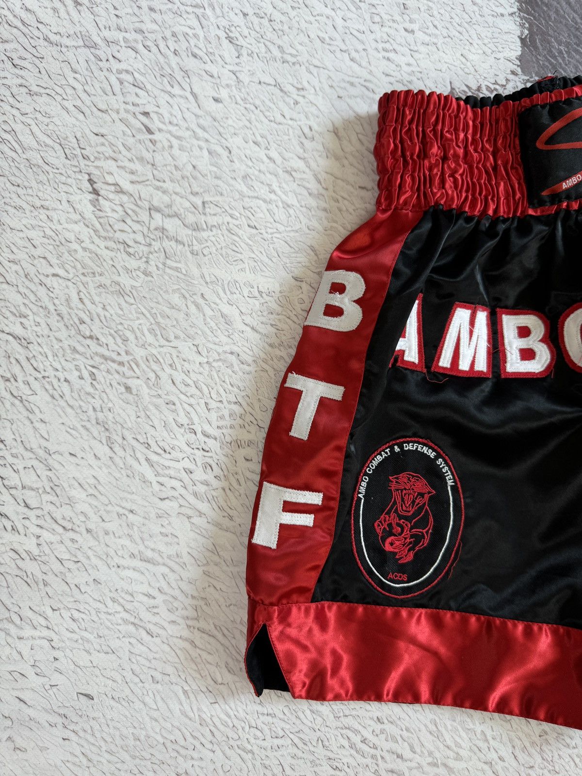 Flight Club Vintage MMA Kickboxing ACDS Martial Arts Training shorts Size US 30 / EU 46 - 7 Thumbnail