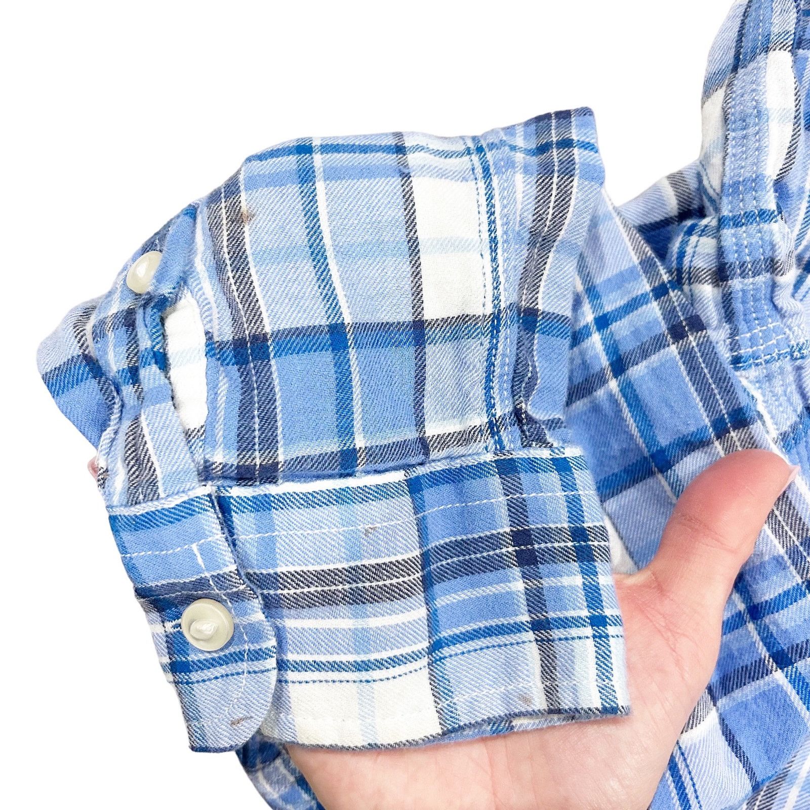 Lauren Ralph Lauren Lauren Ralph Lauren Blue White Plaid Button Down Sz L Size US L / EU 52-54 / 3 - 4 Thumbnail