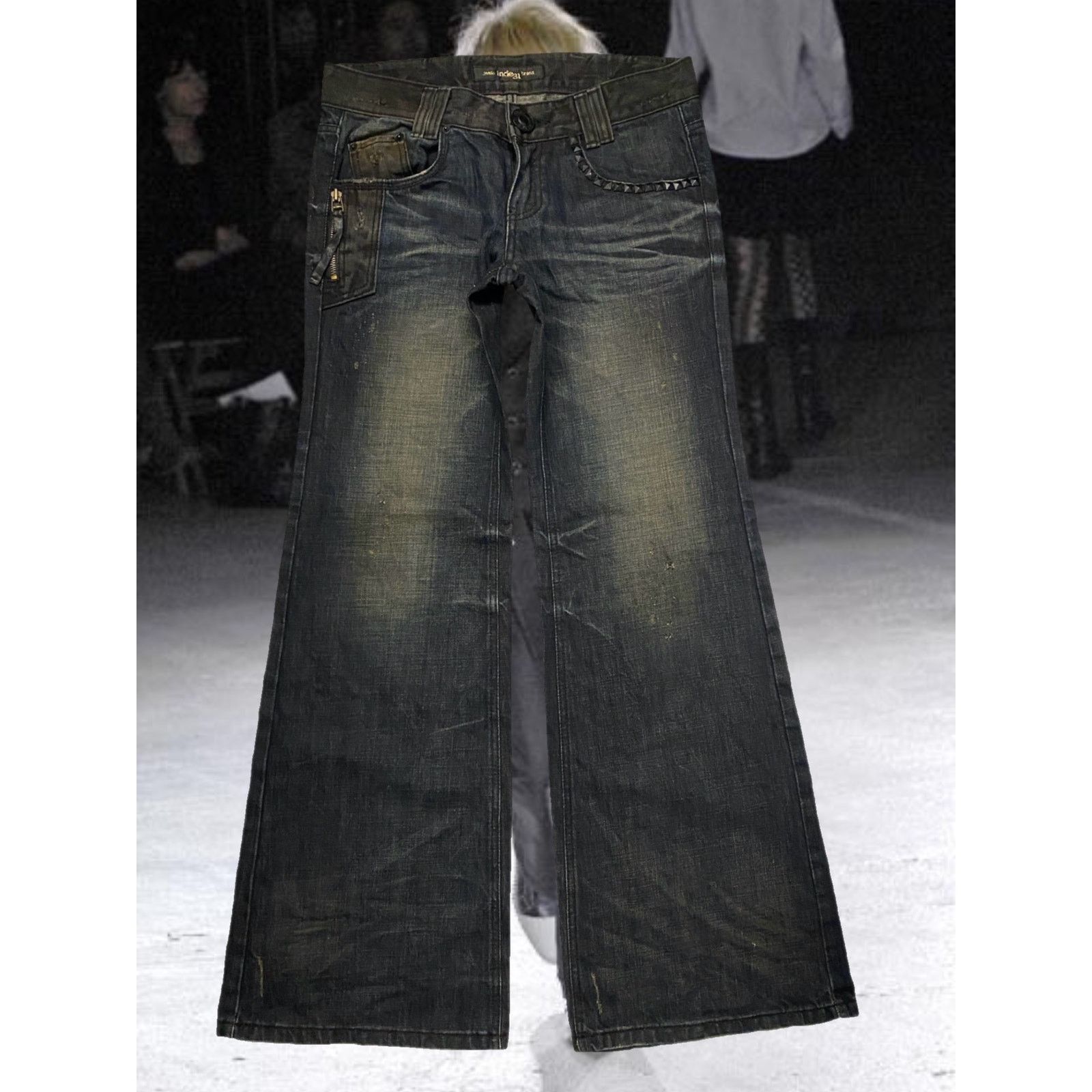 Hysteric Glamour Vintage Faded Japanese Archive Low-rise Denim Jeans size 30 Size 30" / US 8 / IT 44 - 1 Thumbnail
