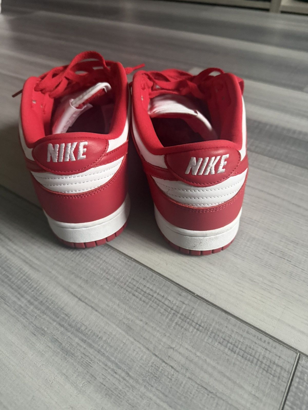 Nike Nike Dunk Low St John’s Red White CU1727-100 Men’s Size 11 Size US 11 / EU 44 - 4 Thumbnail