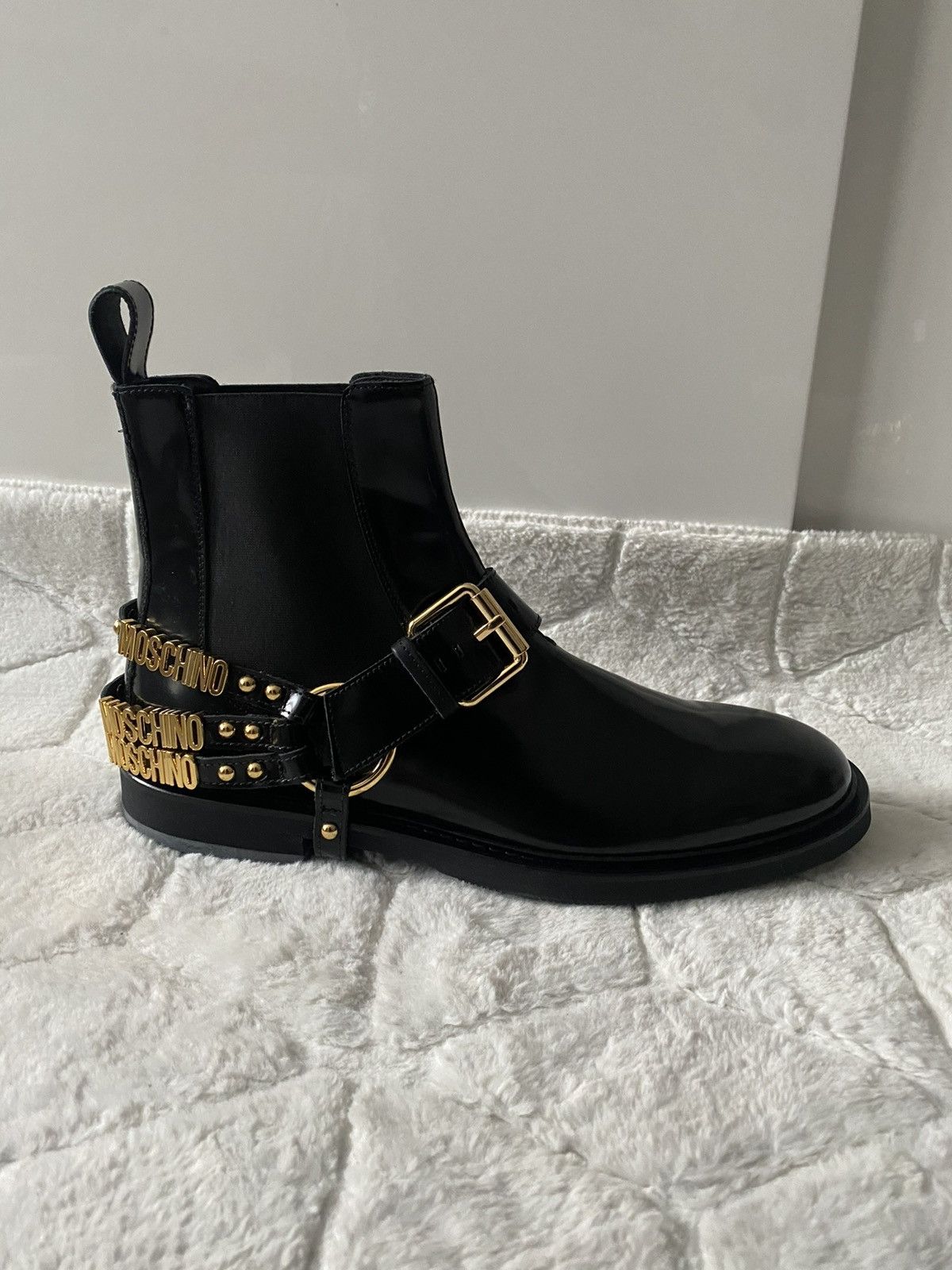 Moschino Moschino Men’s Chelsea Boots Size US 11 / EU 44 - 1 Thumbnail
