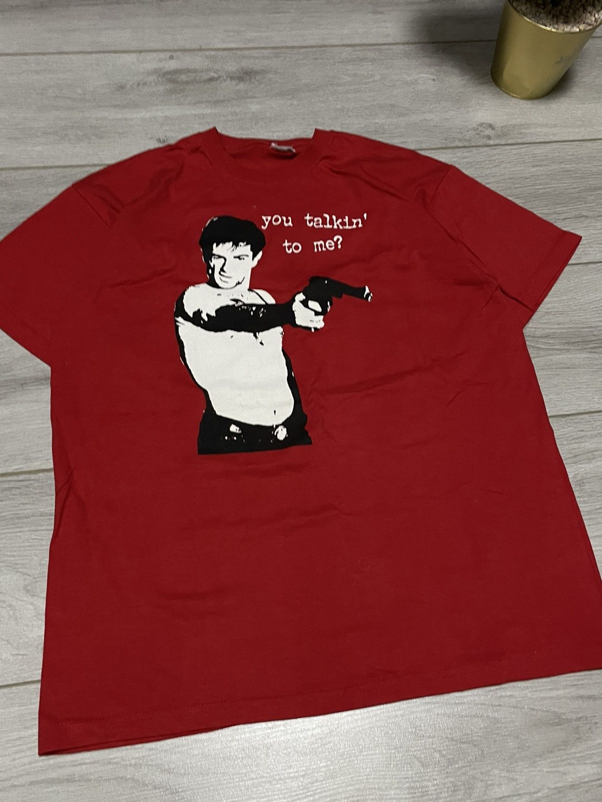 Vintage Vintage 90s Taxi Driver Movie T-shirt "You Talkin' To Me" Size US M / EU 48-50 / 2 - 2 Thumbnail