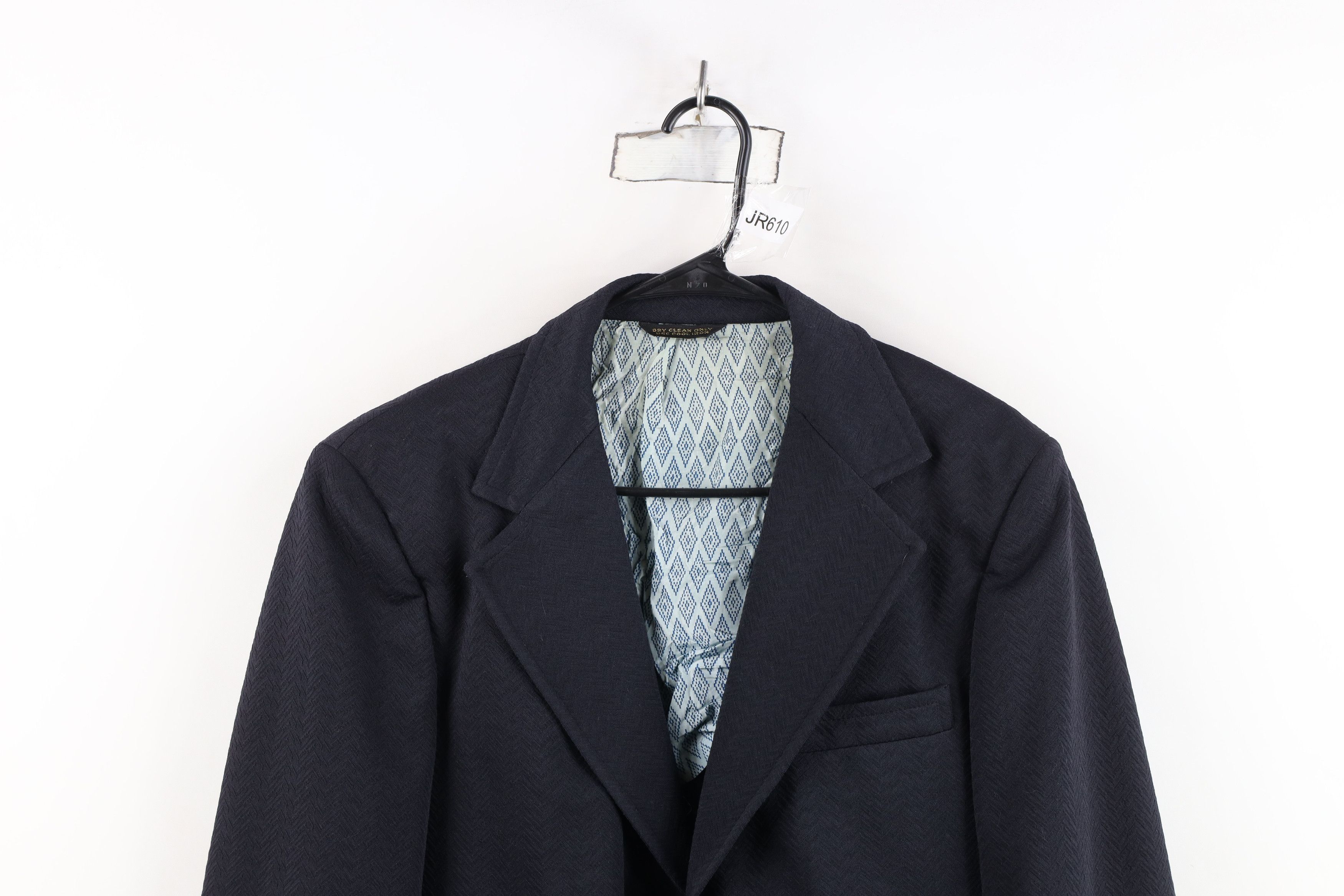 Vintage Vintage 60s 70s Streetwear Herringbone Blazer Jacket USA Size US XL / EU 56 / 4 - 2 Thumbnail