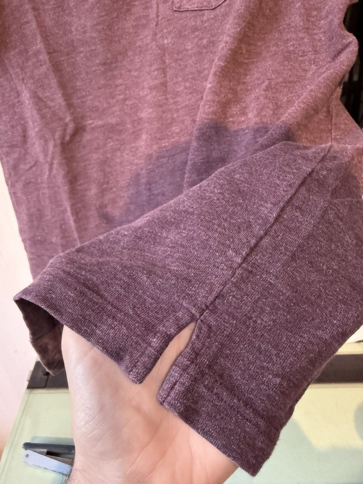 Supreme Purple Burg Heather Supreme Pocket Tee Size US XL / EU 56 / 4 - 4 Thumbnail