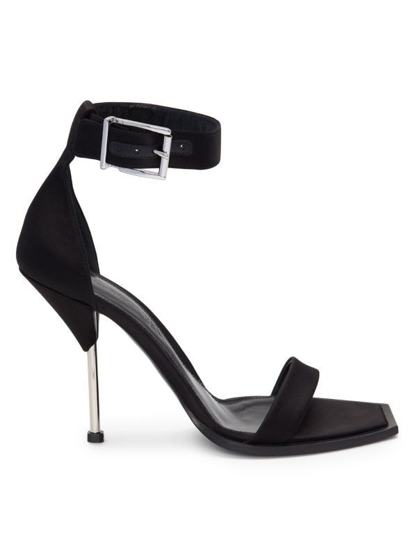 Alexander McQueen o1y0225 Sandals in Black Size US 11 / IT 41 - 1 Thumbnail