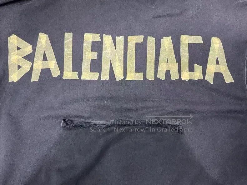 Balenciaga Balenciaga Logo Letter Printed Casual Loose Fit Sweatshirt Size US S / EU 44-46 / 1 - 3 Thumbnail