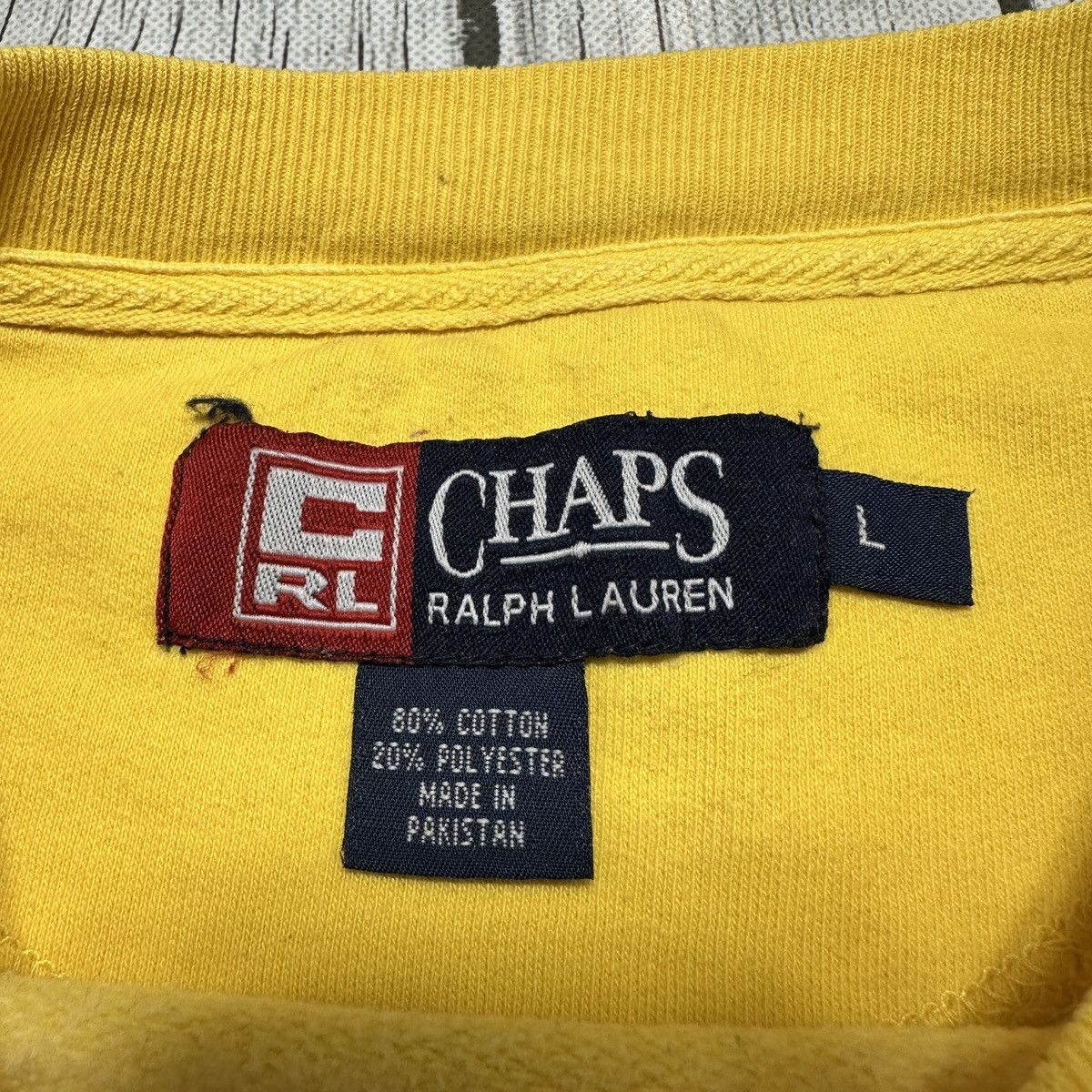 Chaps Ralph Lauren × Vintage Vintage Chaps Ralph Lauren sweatshirt Size US L / EU 52-54 / 3 - 5 Thumbnail