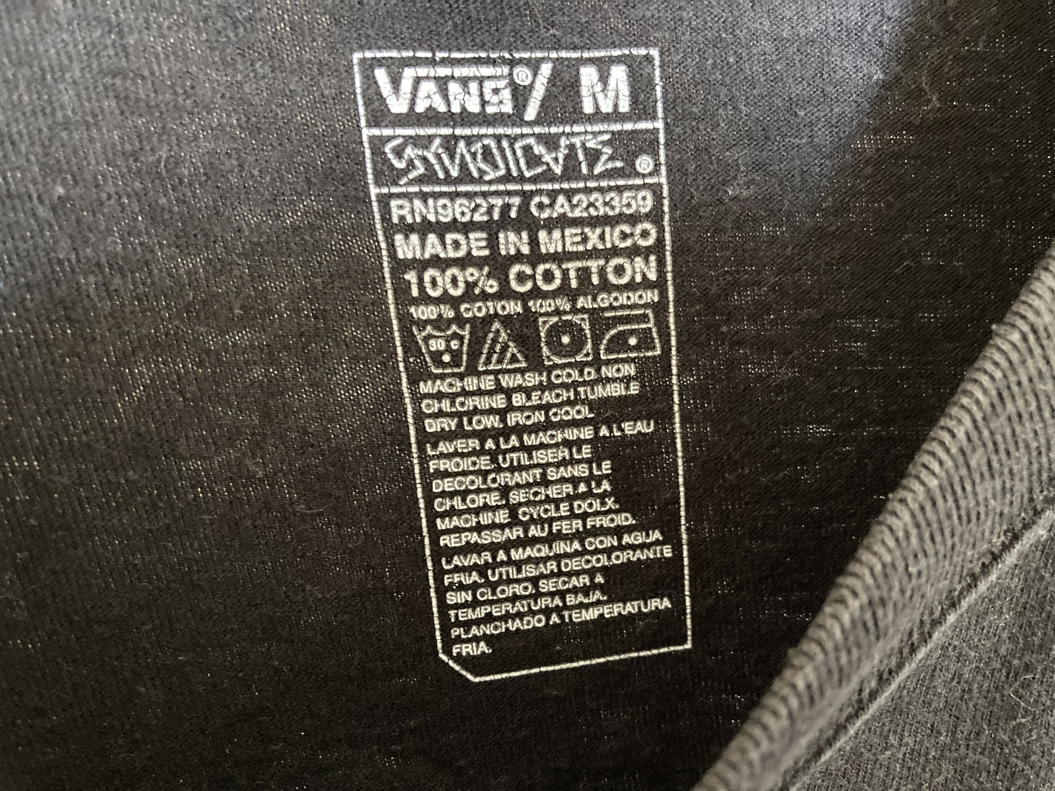 Vans Vans Syndicate. Vintage T-Shirt. Logo Black. Size M. Size US M / EU 48-50 / 2 - 10 Thumbnail