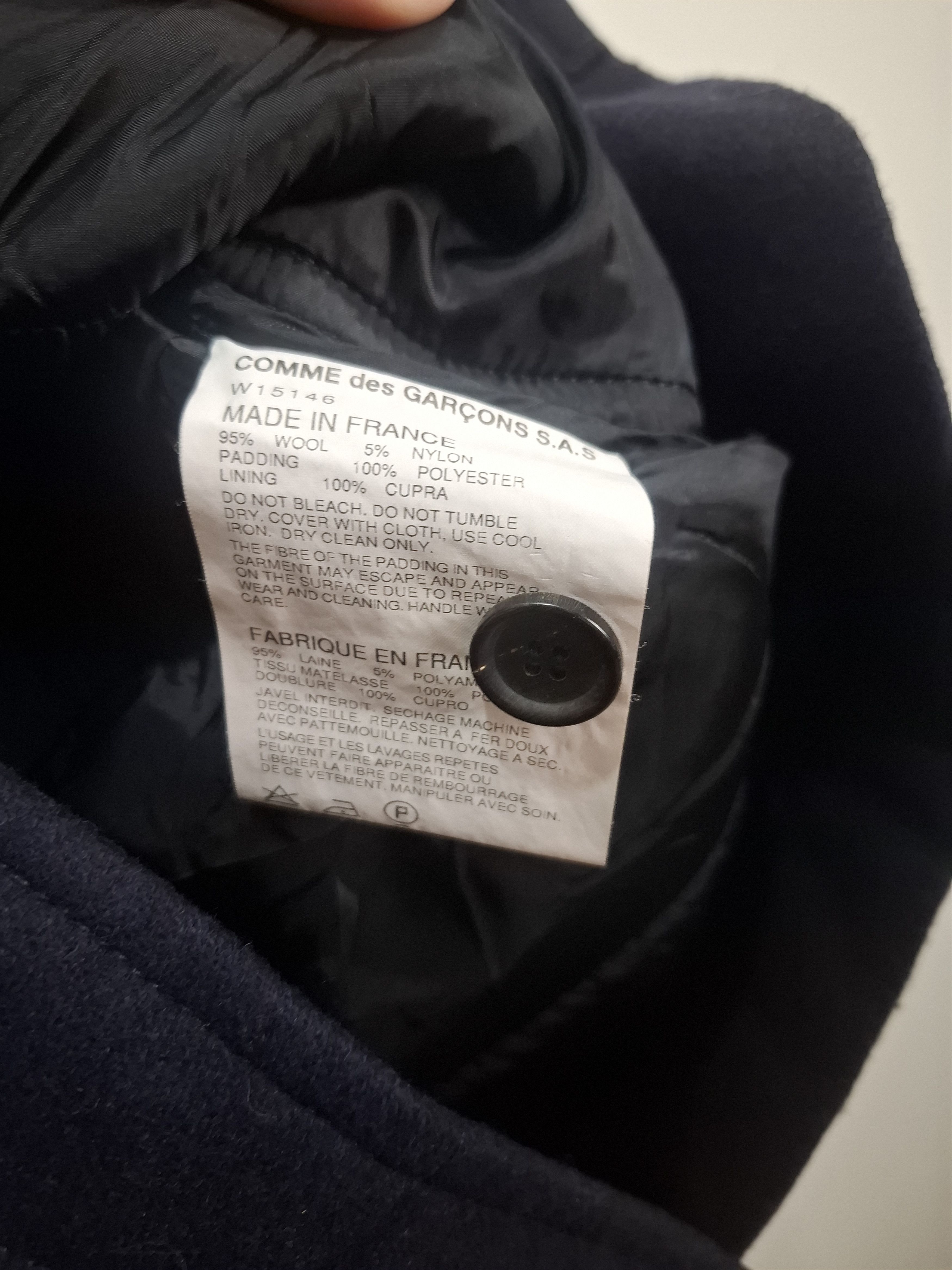 Comme des Garcons CDG wool coat Size S / US 4 / IT 40 - 4 Thumbnail