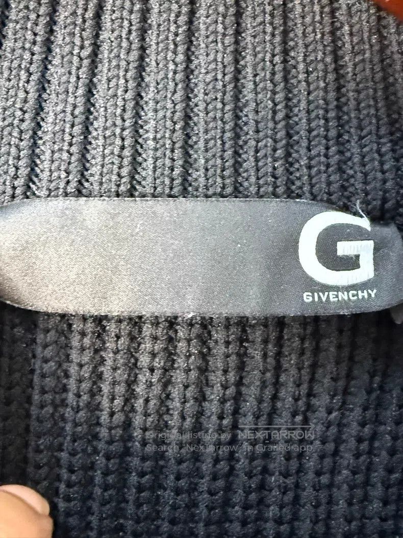 Givenchy Black Spider Zip-Up Cardigan
