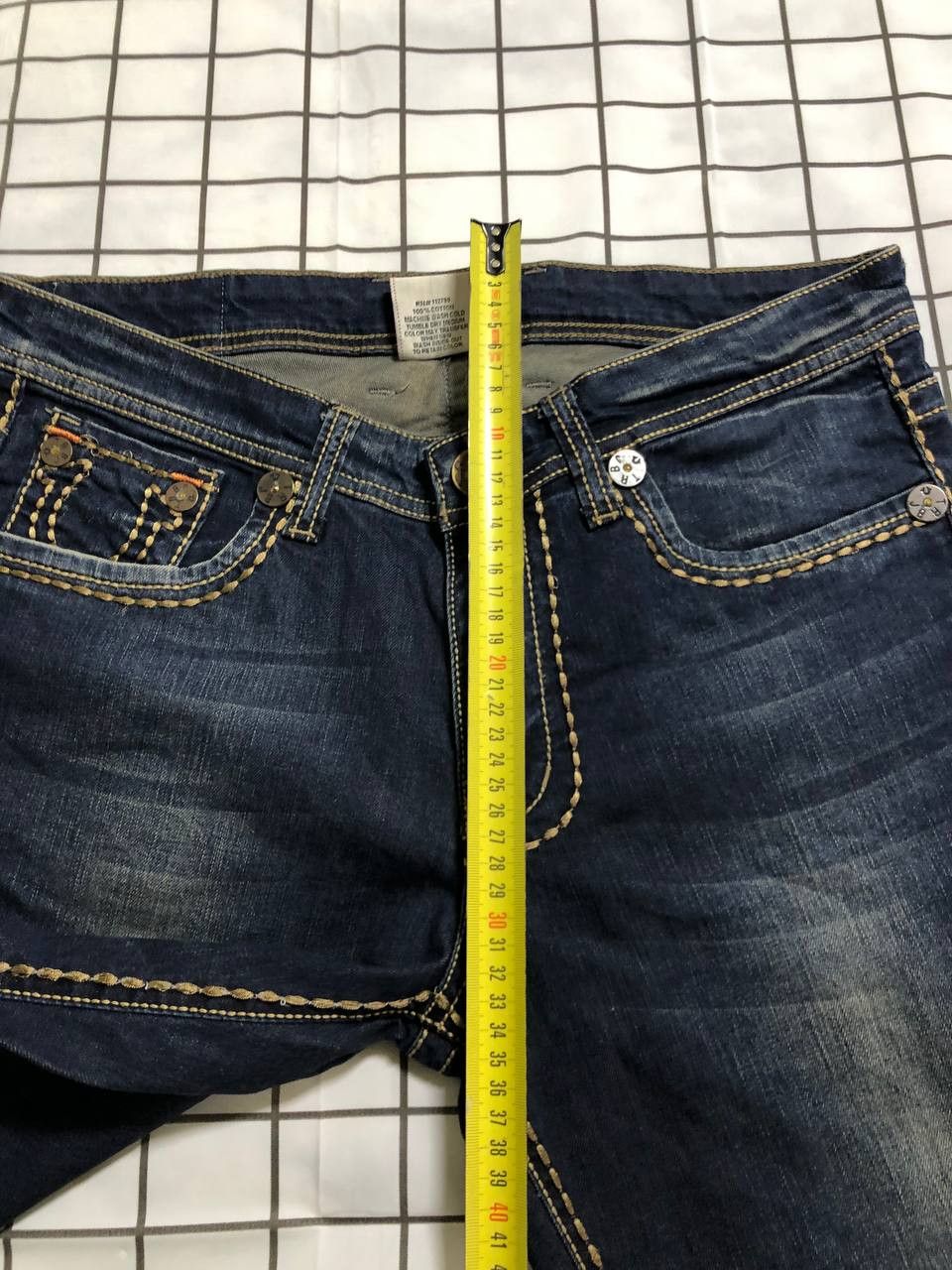 True Religion True Religion Billy Big Straight Jeans Swarovski Crystal Size US 32 / EU 48 - 9 Thumbnail