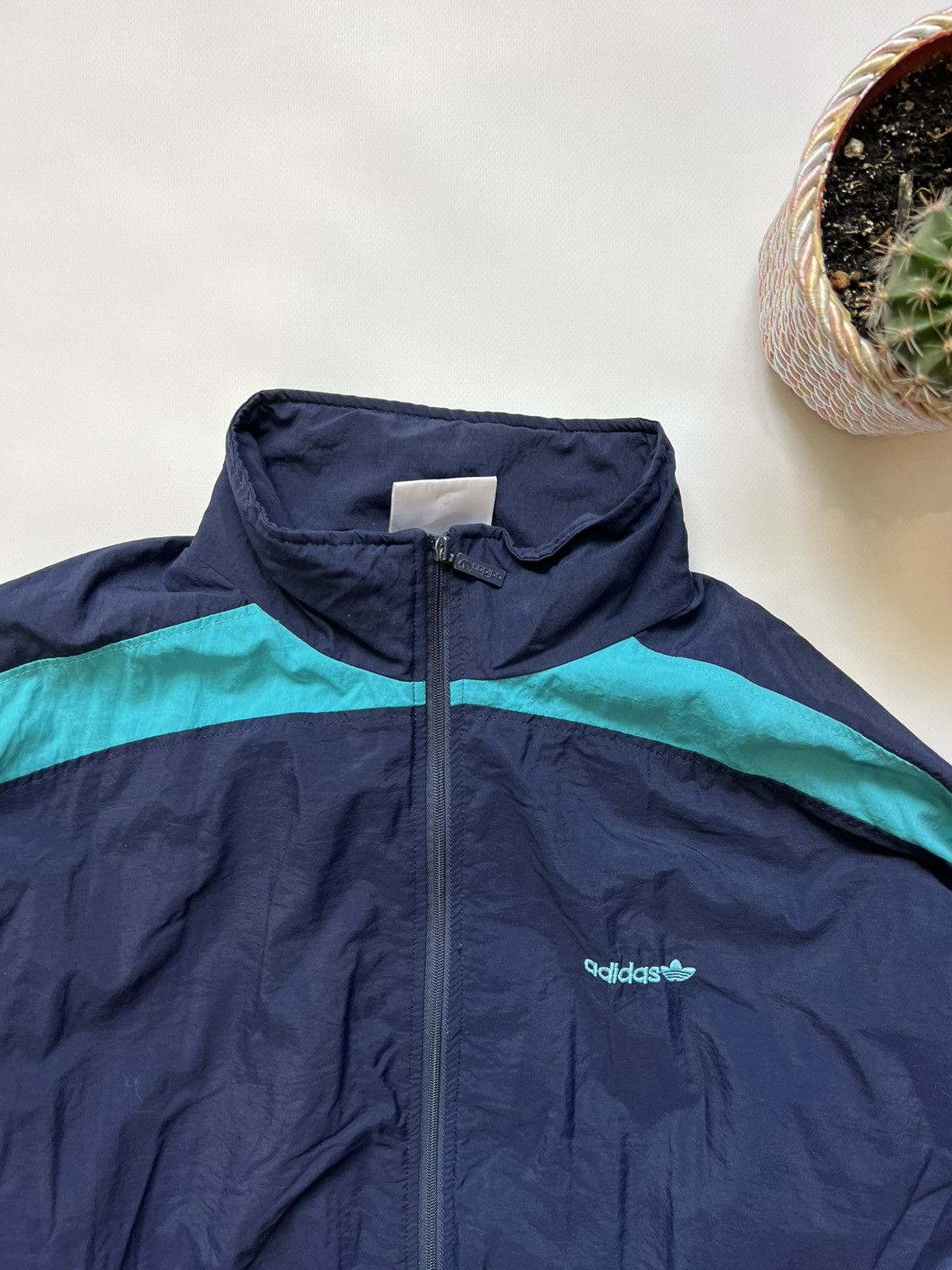Adidas Vintage Adidas Track Retro Jacket 3 Stripes Y2k Size US M / EU 48-50 / 2 - 3 Thumbnail