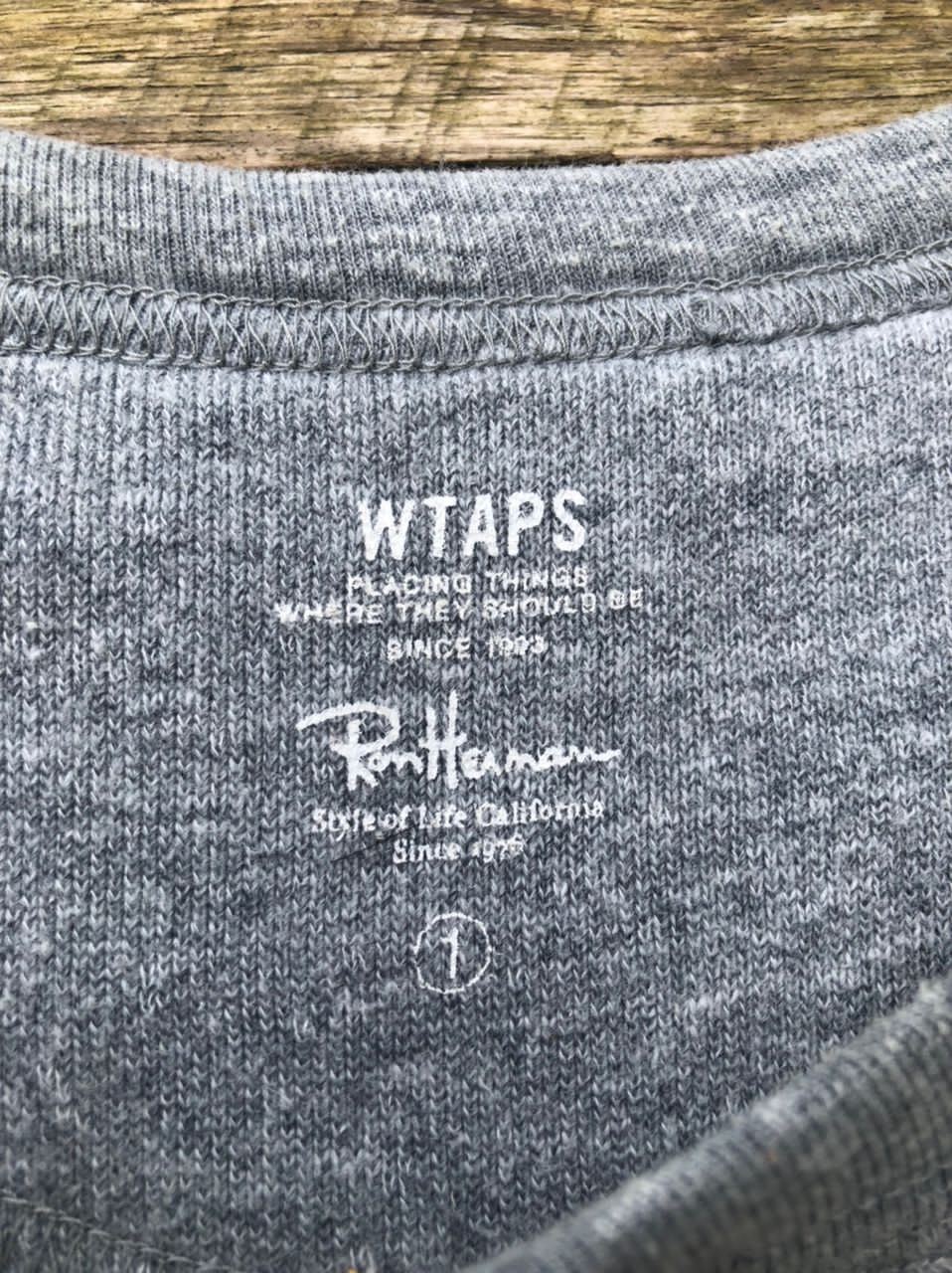 Japanese Brand × Ron Herman × Wtaps Wtaps X Ron Herman Short Sleeve Crewneck Sweaters Size US M / EU 48-50 / 2 - 3 Thumbnail
