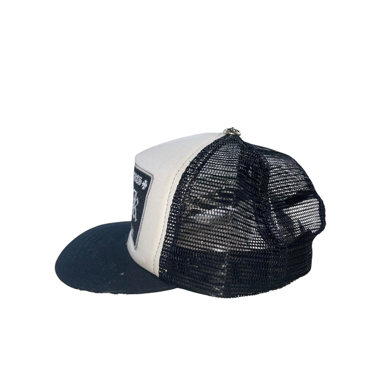 Chrome Hearts Chrome Hearts "F**K" White & Black Trucker Hat Size ONE SIZE - 2 Thumbnail