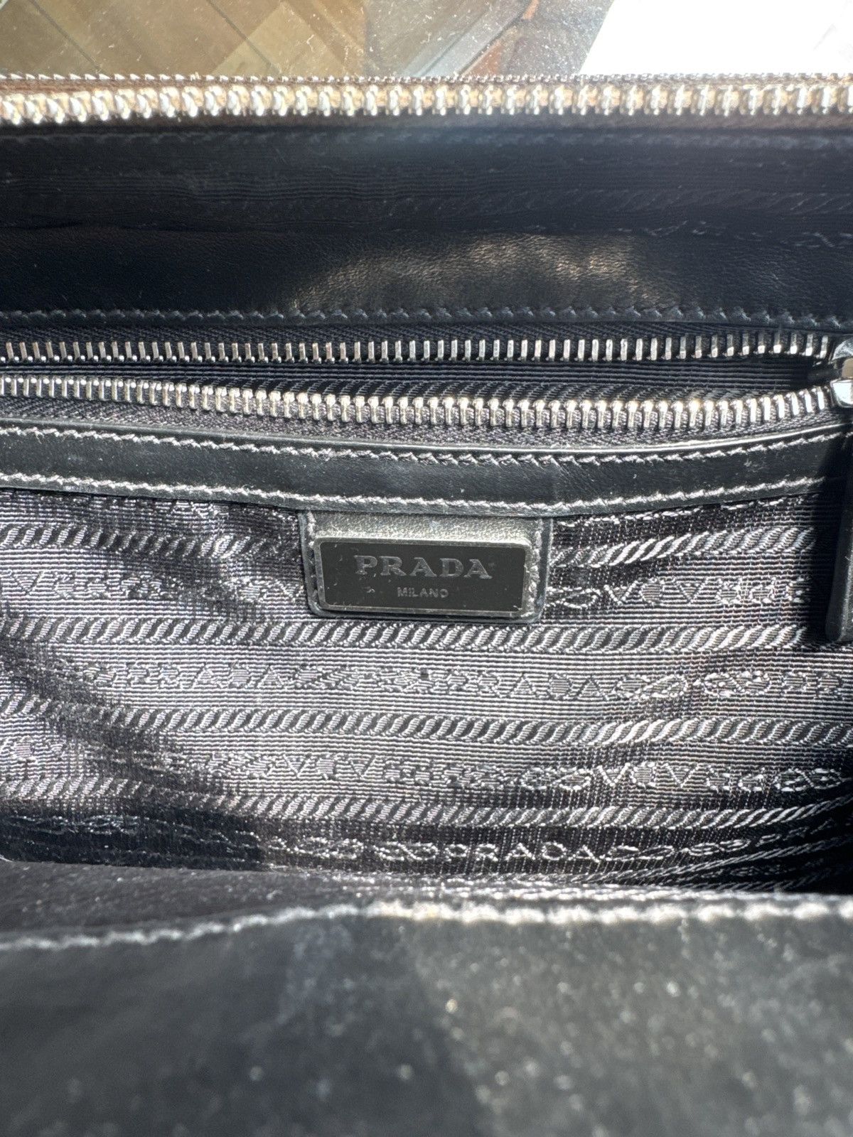 Prada Prada LEATHER SHOULDER BAG Size ONE SIZE - 6 Thumbnail