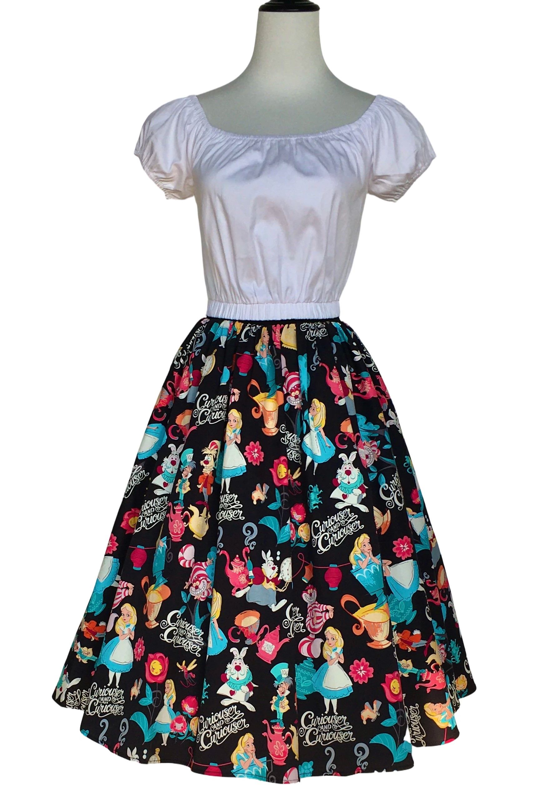 Other High Waist Print Skirt For Women One Size Size 36" / US 14 / IT 50 - 3 Thumbnail
