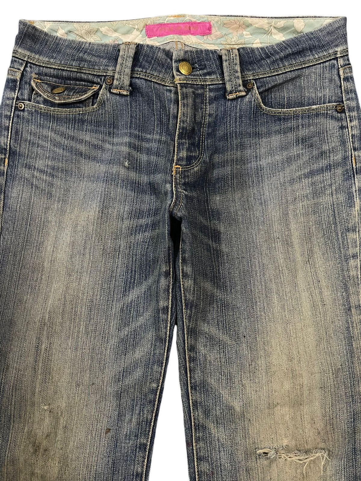 Uniqlo Vintage Japanese Uniqlo Mud Wash Style Wide Leg Jeans Size US 31 - 3 Thumbnail
