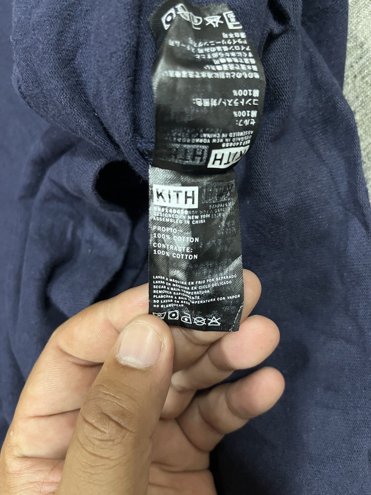 Kith Kith longsleeve t shirt navy blue Size US XL / EU 56 / 4 - 18 Thumbnail