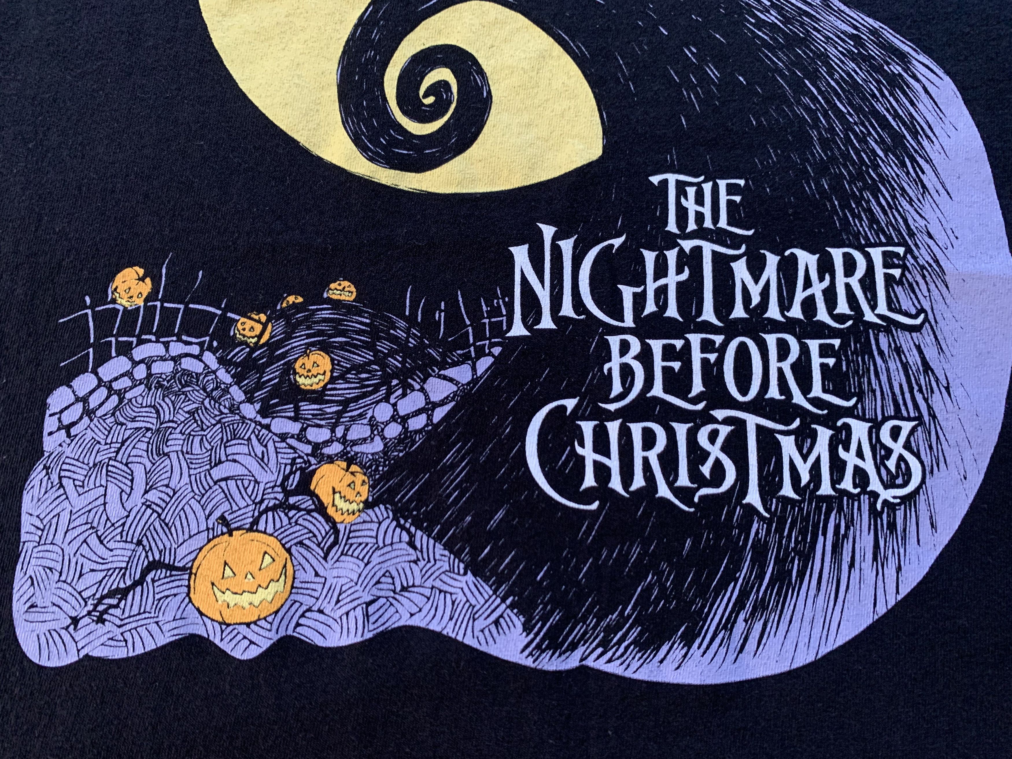 Disney × Vintage Vintage The Nightmare Before Christmas T-Shirt Size US M / EU 48-50 / 2 - 6 Thumbnail