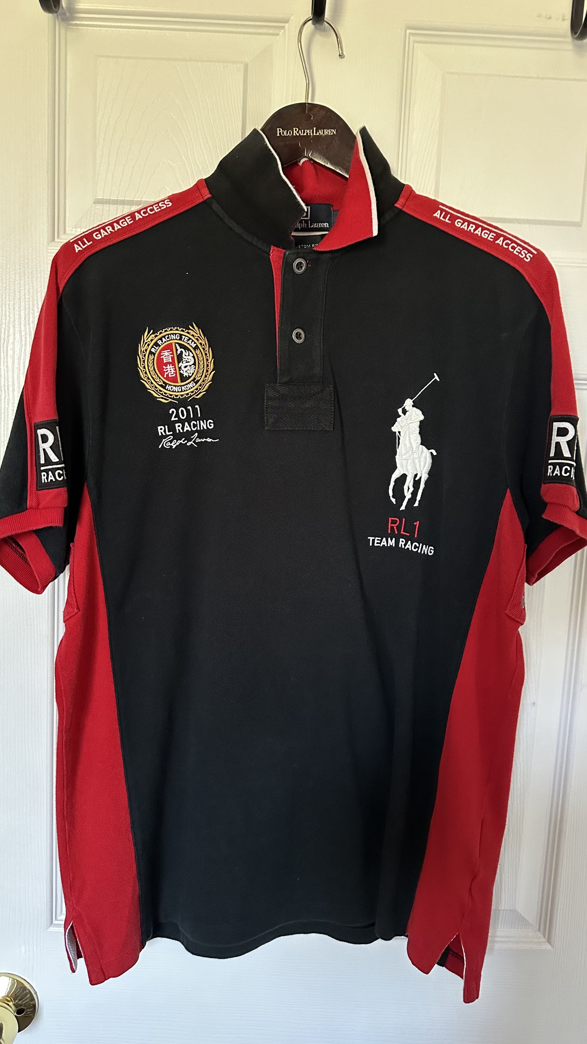 Vintage Ralph Lauren racing long sleeve top