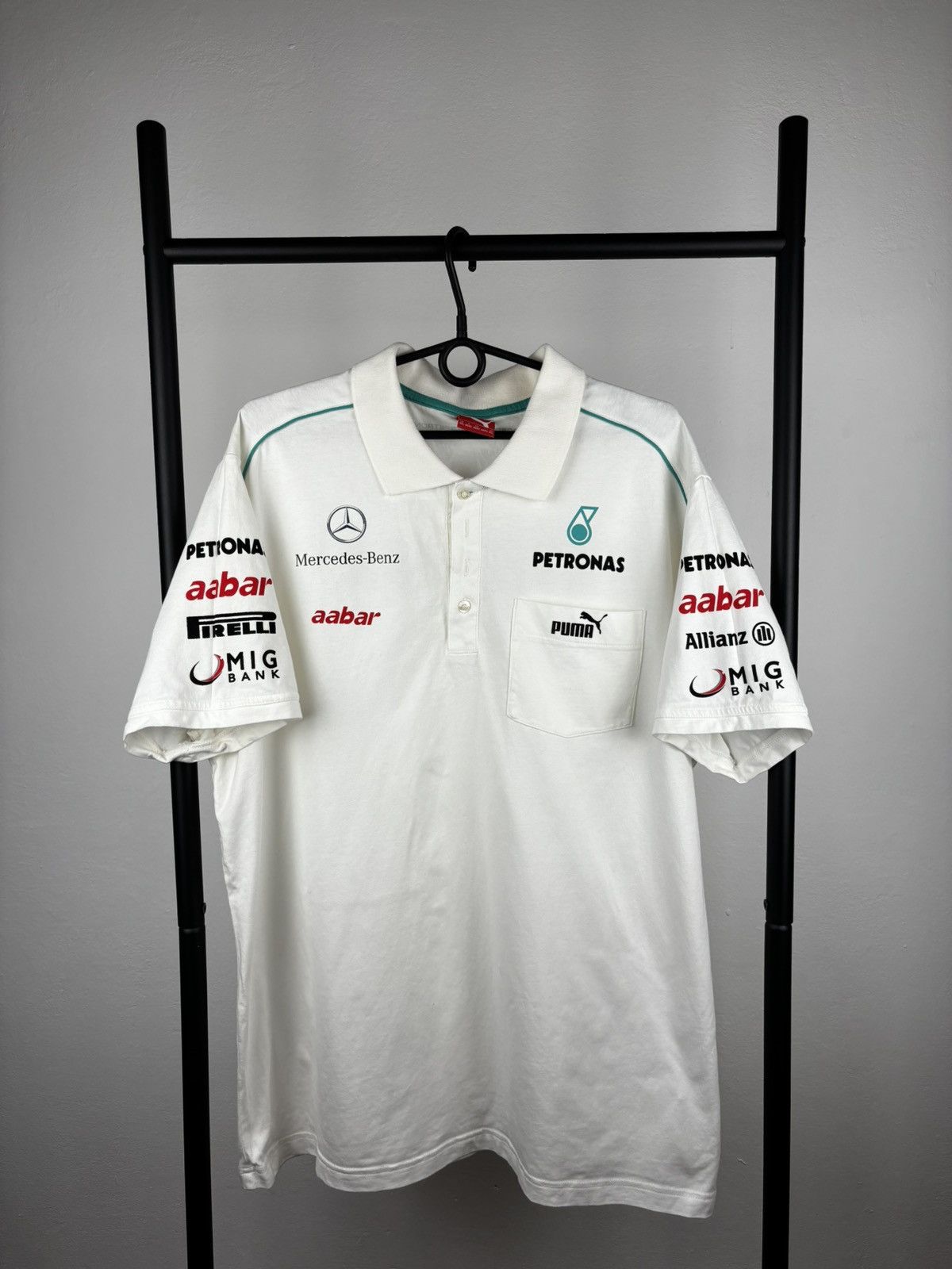Formula 1 × Puma Puma Mercedes Benz Petronas F1 t shirt XXL Size US XXL / EU 58 / 5 - 1 Thumbnail