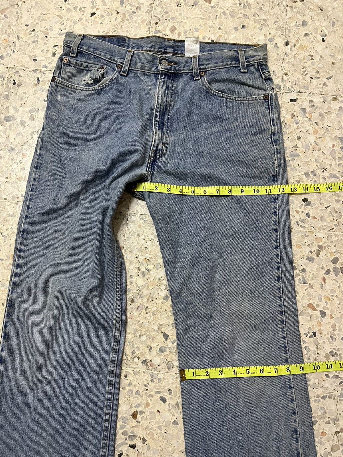 Levi's Rare Vintage Levi’s 517 Light Blue Faded Distressed Size US 35 - 18 Thumbnail