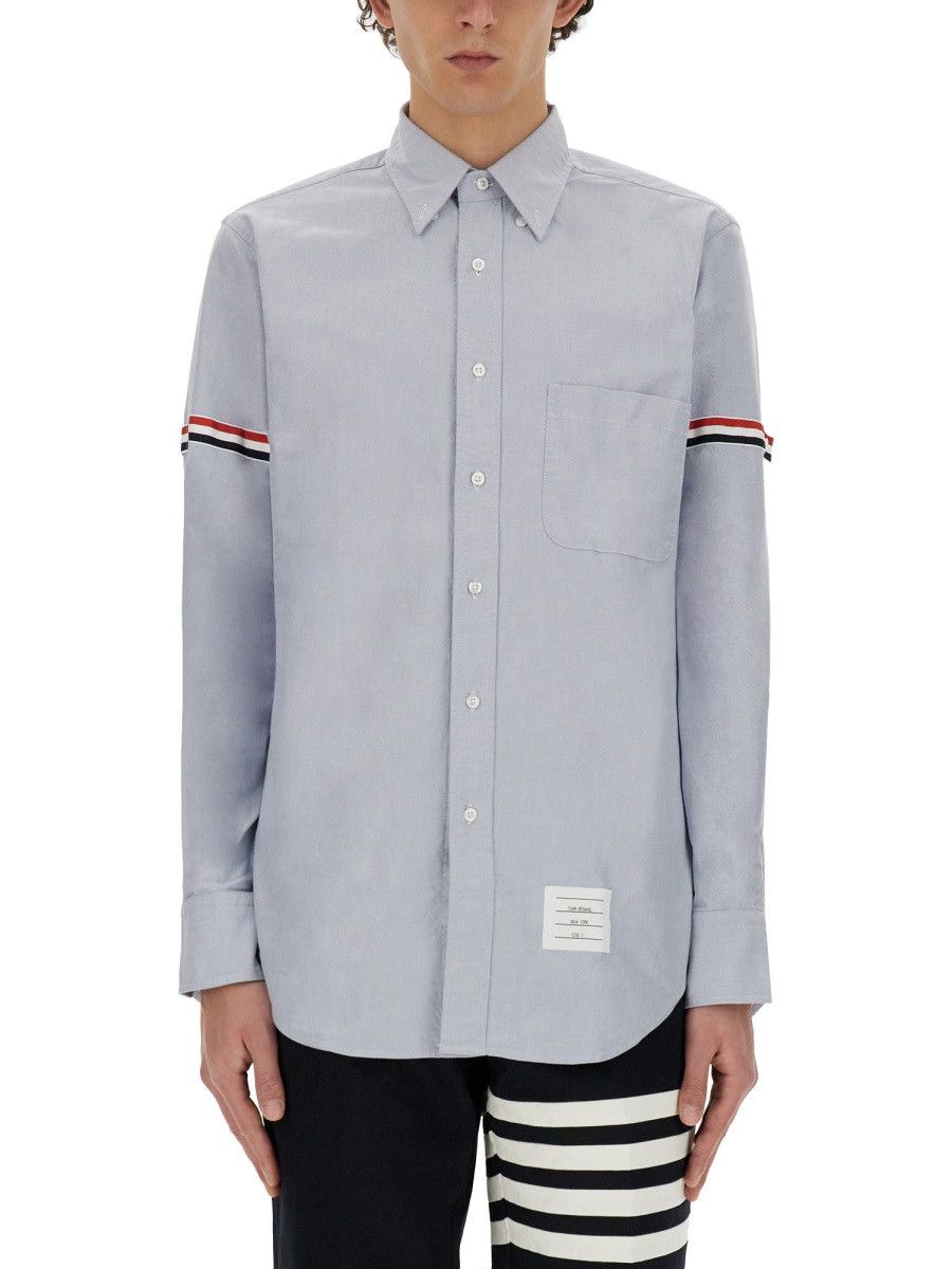 Thom Browne THOM BROWNE CLASSIC SHIRT - BLUE (JP 3) Size US L / EU 52-54 / 3 - 1 Thumbnail