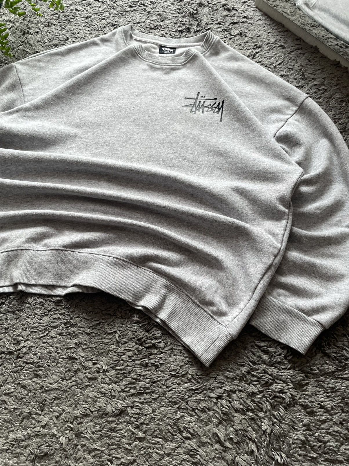 トップス Rare 00s OLD STUSSY logo sweat shirt 00s Stüssy Sweatshirt Streetwear Vintage Big Logo Rare Y2k