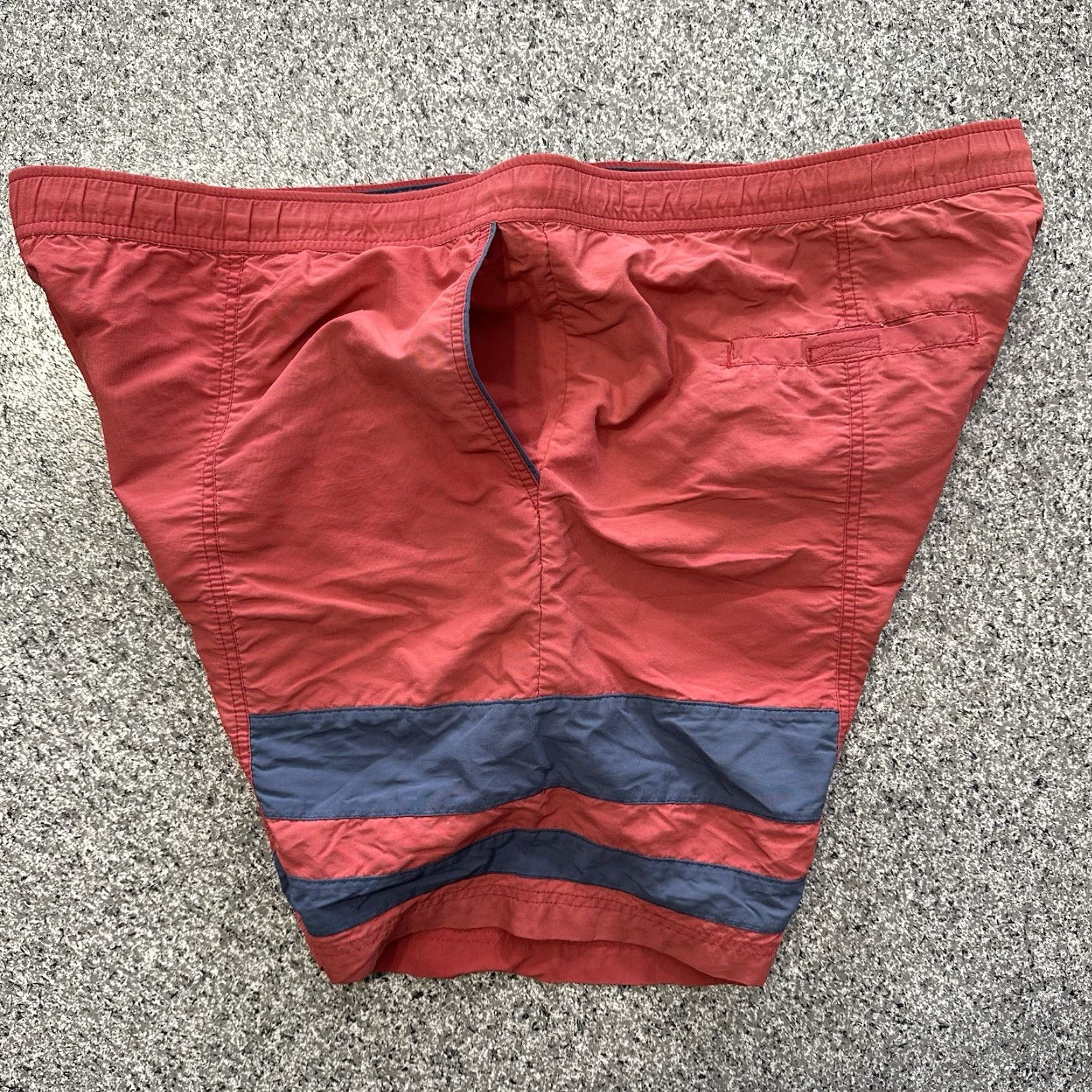 Eddie Bauer VINTAGE Eddie Bauer Swim Trunks Mens 2XL Red Nylon Trunks Lined Pockets Size US 39 - 3 Thumbnail