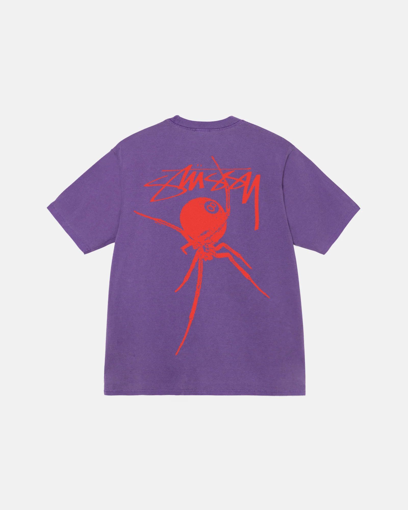 ★【Stussy】★Stussy Arachnid T-Shirt Pigment Dyed Grey★ Buy Stussy Arachnid Pigment Dyed Tee 'Natural' - 1905015