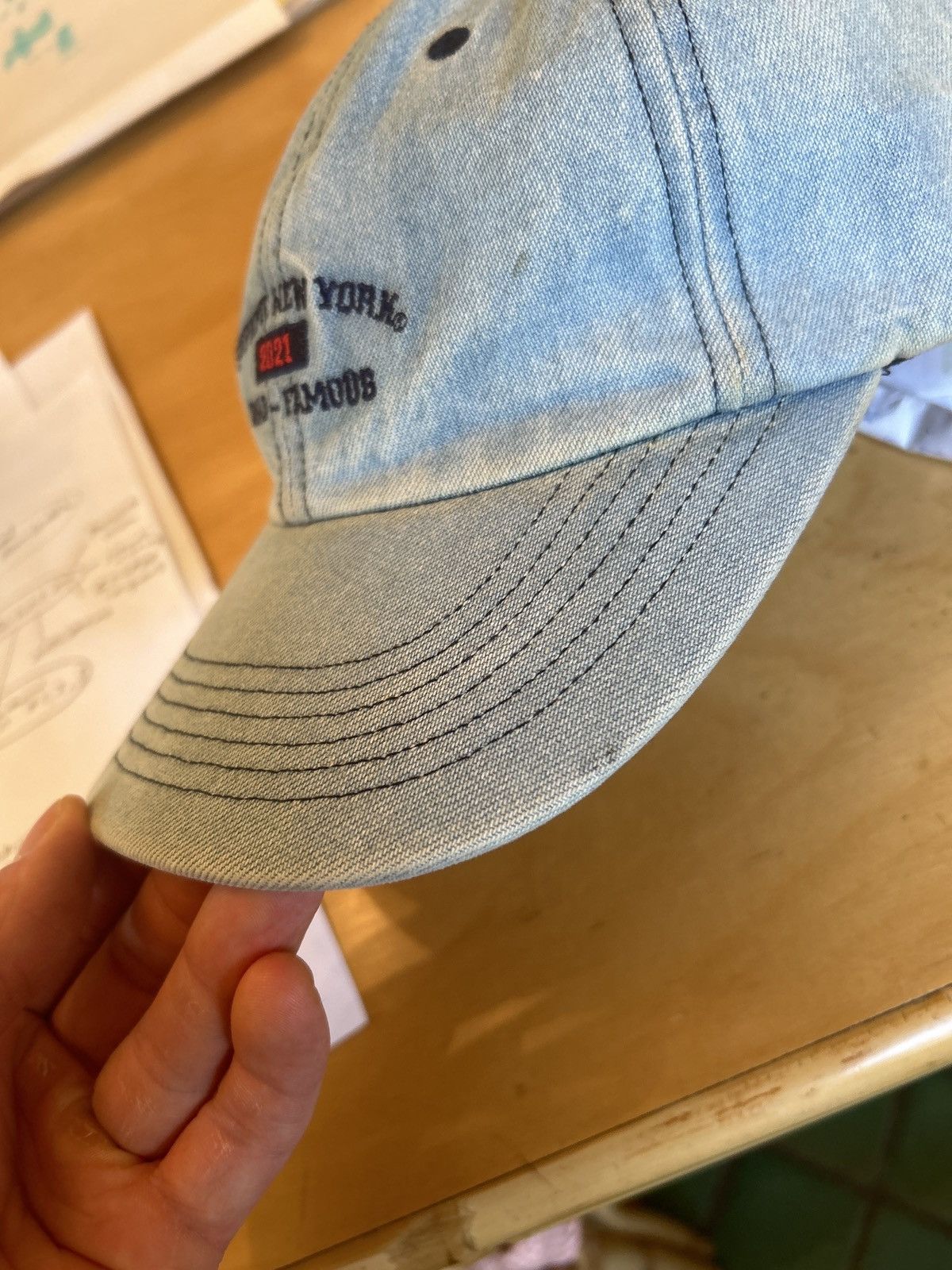Supreme Supreme Denim 6-Panel World Famous Size ONE SIZE - 4 Thumbnail