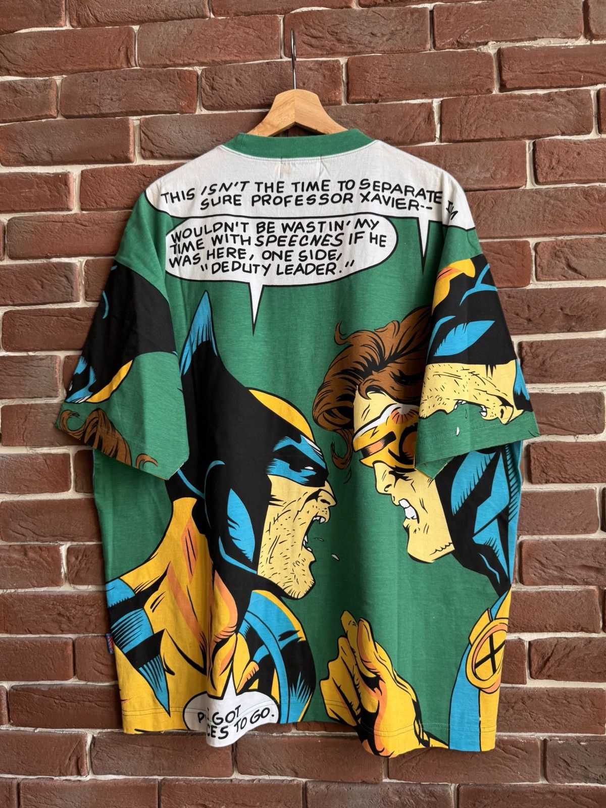 Marvel Comics 90s Vintage Wolverine Marvel Comics All Print Rare Shirt Size US XL / EU 56 / 4 - 2 Thumbnail