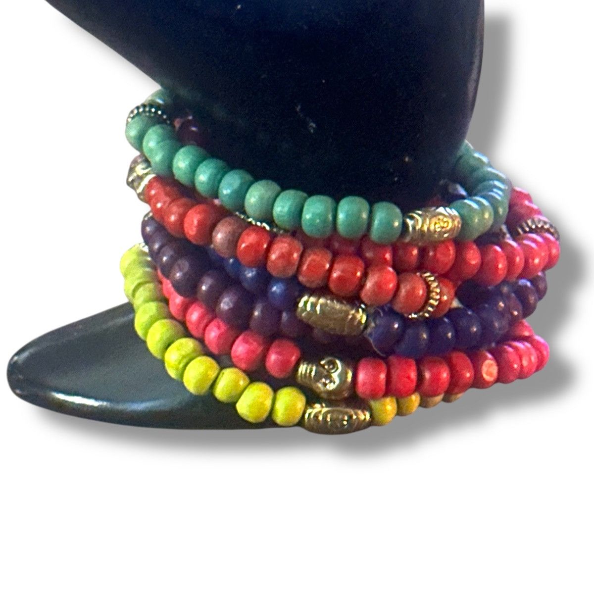 Other Multicolor wooden bead stretch bracelet bundle Size ONE SIZE - 2 Thumbnail