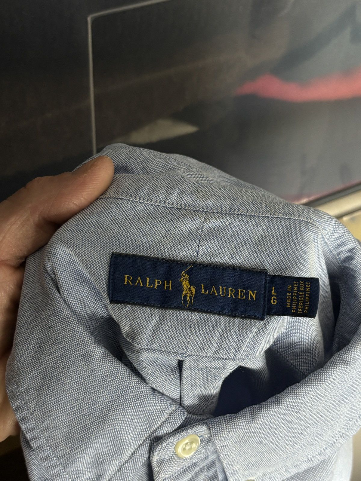Ralph Lauren Ralph Lauren classic blue long sleeve vintage oxford shirt Size US L / EU 52-54 / 3 - 7 Thumbnail