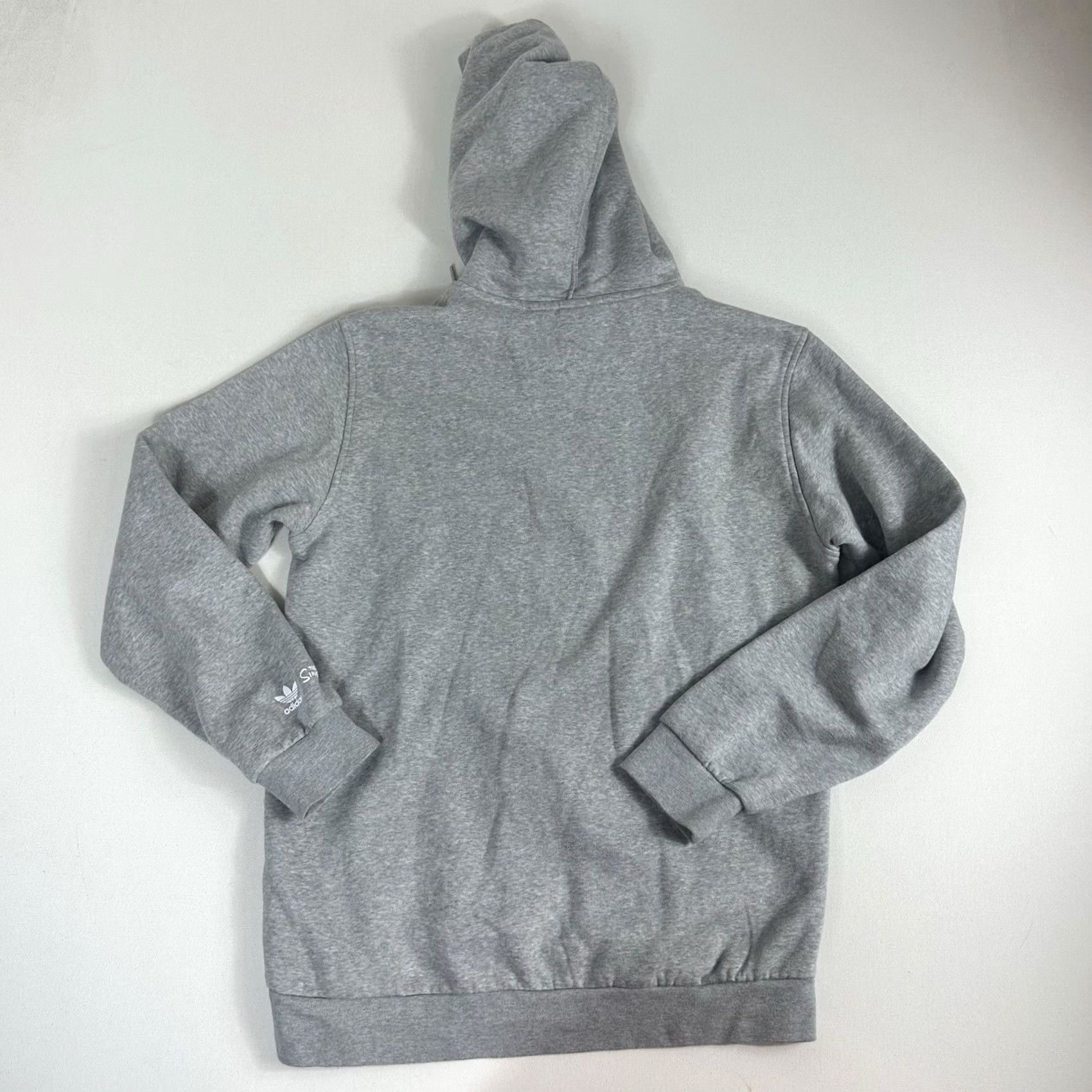 Adidas Adidas Simpsons DOH Hoodie Sweater Heather Gray HA5816 Men’s Medium Standard Fit Hooded, Graphic Print, Pockets, Drawstring, Athletic Shirt Size US M / EU 48-50 / 2 - 4 Thumbnail