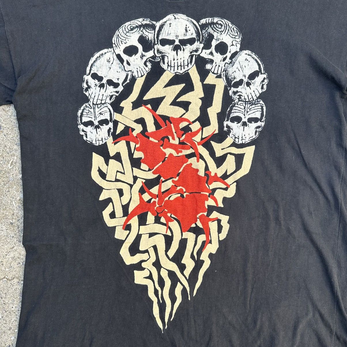 Band Tees × Vintage RARE💫VNTG Sepultura 90s Arise Roots one stitch sunfade tee Size US L / EU 52-54 / 3 - 6 Thumbnail