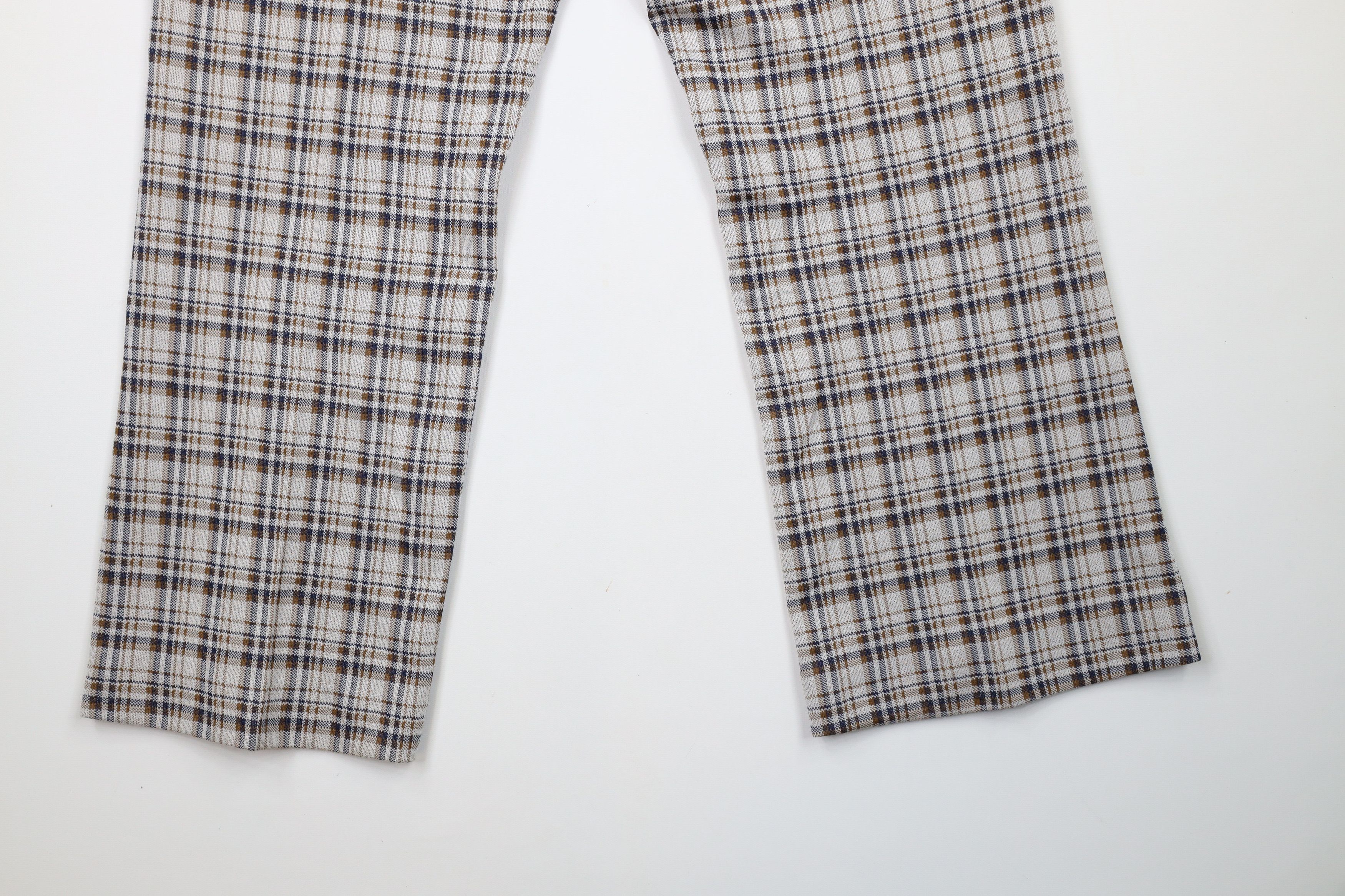Vintage Vintage 70s Streetwear Wide Leg Bell Bottoms Pants Plaid USA Size US 36 / EU 52 - 12 Thumbnail