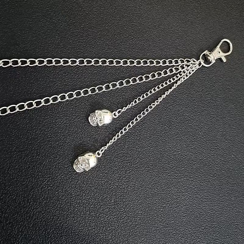 Other Skull Pants Waist Belt Chain Size ONE SIZE - 3 Thumbnail