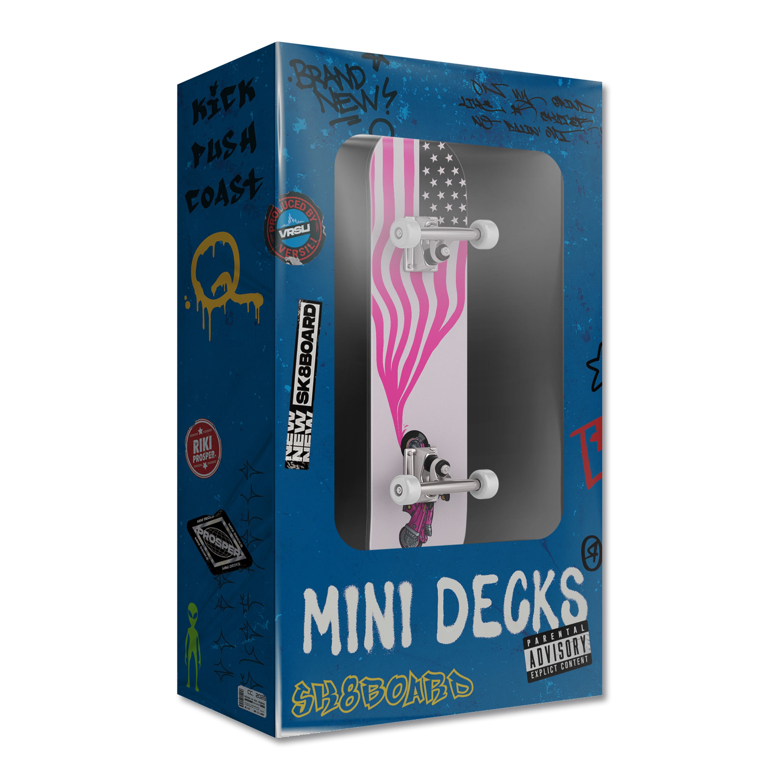 Japanese Brand Pink Tape Mini Deck Size ONE SIZE - 1 Thumbnail