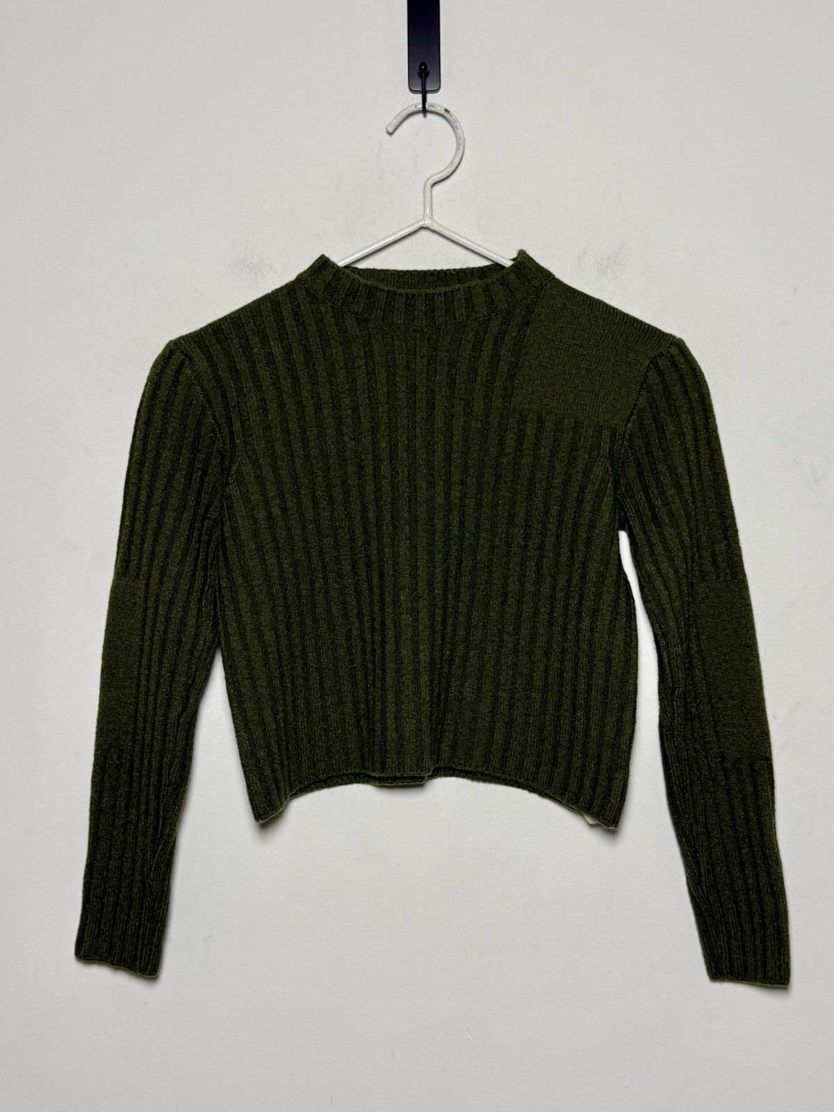 C.P. Company C.P. Company Cropped Ribbed Knit Sweater Size XS / US 0-2 / IT 36-38 - 1 Thumbnail