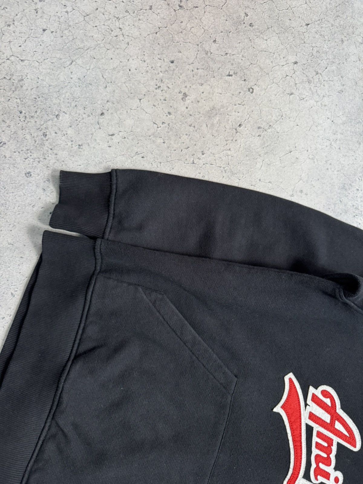 AMI Ami Paris Luxury Big Logo Hoodie Black Size US M / EU 48-50 / 2 - 2 Thumbnail
